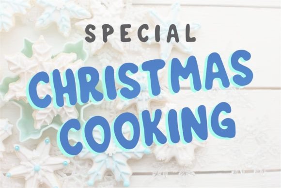 Cookies Snowing Font - Preview 1