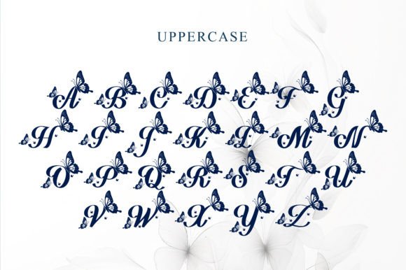 Delightful Butterfly Font - Preview 3