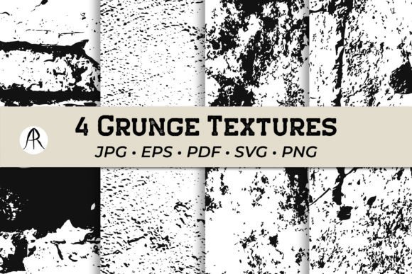 Distressed Grunge Texture Overlays SVG