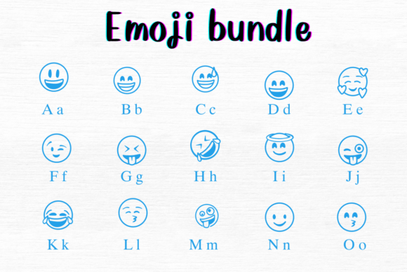 Emoji Bundle Font - Preview 1
