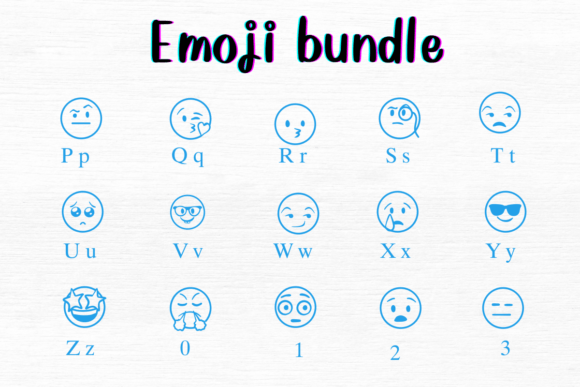 Emoji Bundle Font - Preview 2