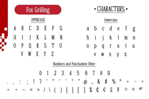Fox Grilling Font - Preview 5