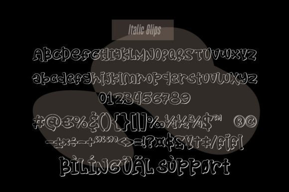 Hosting Font PNG with transparent background - Preview 2