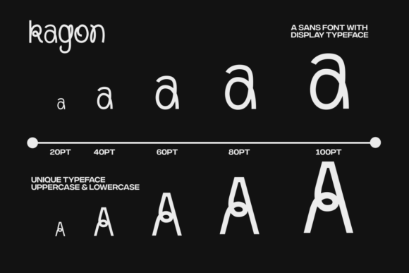 Kagon Font PNG with transparent background - Preview 5