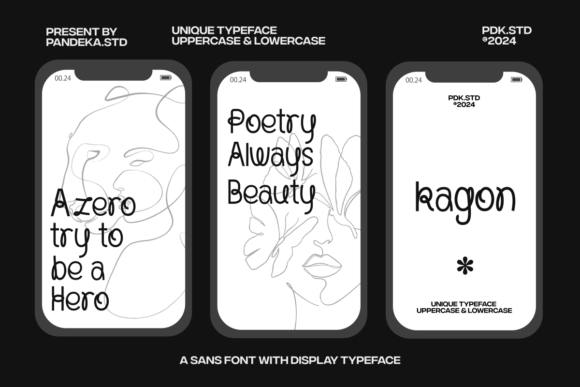 Kagon Font PNG with transparent background - Preview 6