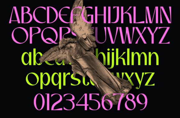 Losera Font PNG with transparent background - Preview 3