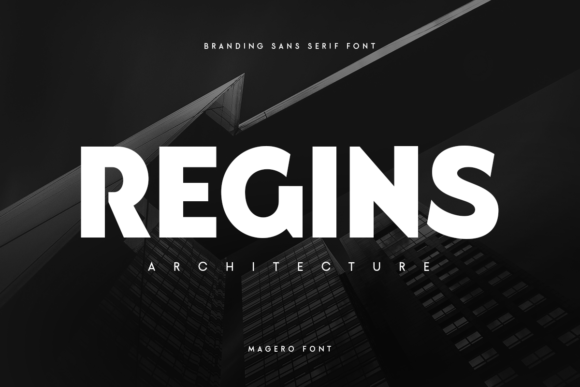 Magero Font PNG with transparent background - Preview 2