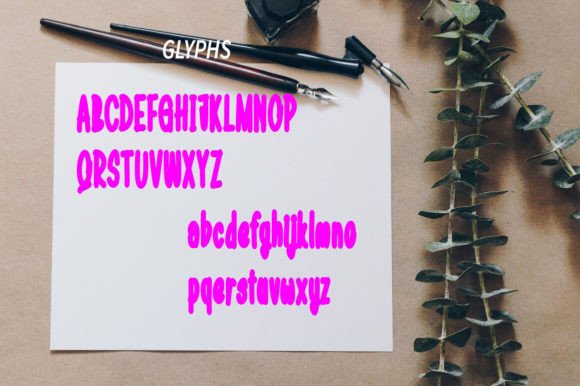 Markony Font PNG with transparent background - Preview 1