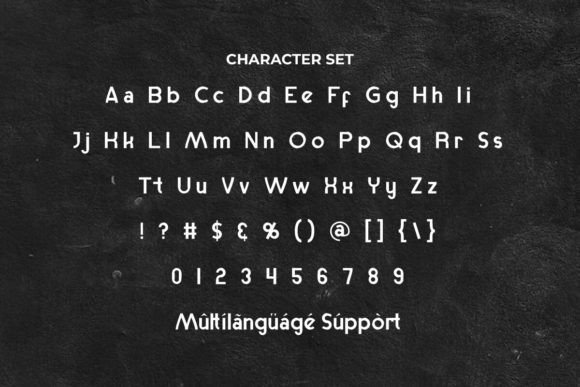 Out of Topic Font PNG with transparent background - Preview 4