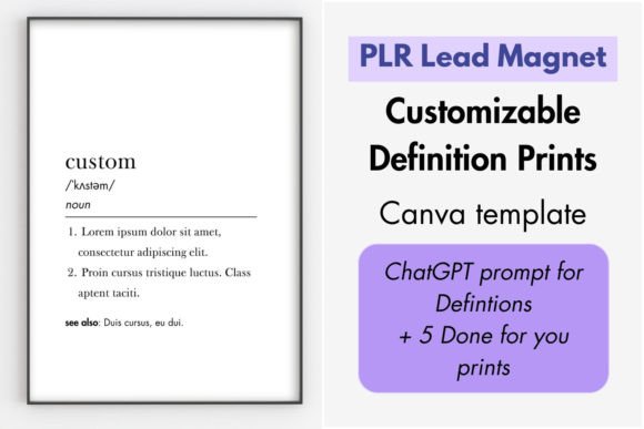 PLR Canva Template: Custom Wall Prints