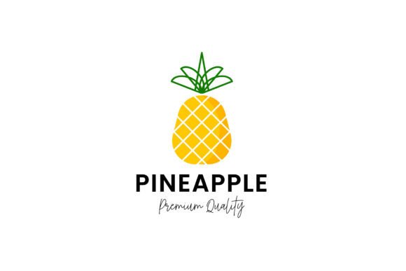 Pineapple Logo Vector Icon Illustration