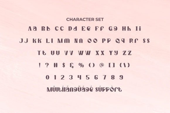 Pink Scooter Font PNG with transparent background - Preview 4