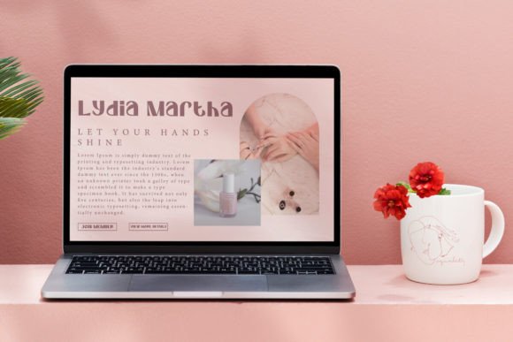 Pink Scooter Font PNG with transparent background - Preview 5