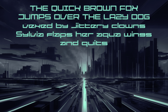 Quabork Font PNG with transparent background - Preview 2
