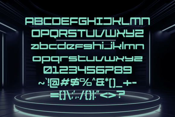 Quabork Font PNG with transparent background - Preview 3