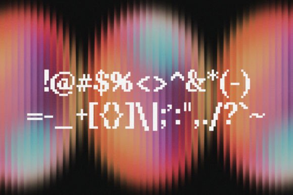 Retro Byte Font font preview - 6