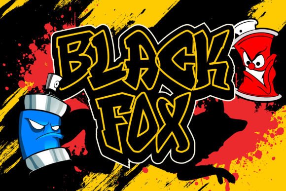Retro Graffiti Monoline Font PNG with transparent background - Preview 1
