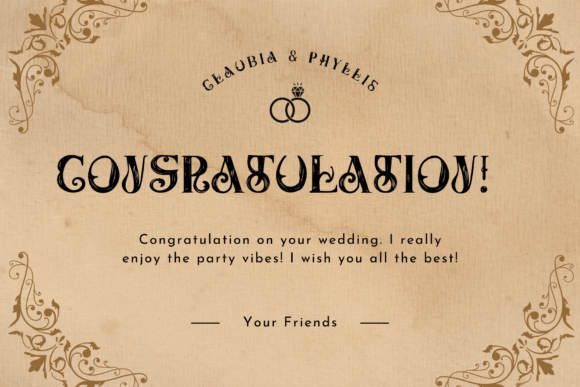 Royal Elegance Font PNG with transparent background - Preview 2