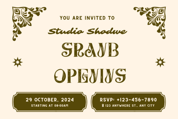 Royal Elegance Font PNG with transparent background - Preview 3