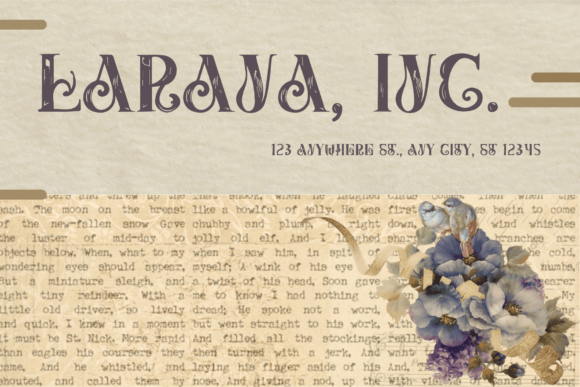 Royal Elegance Font PNG with transparent background - Preview 4