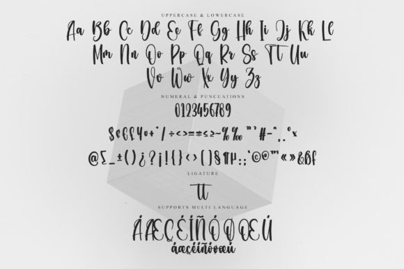 Shatter Font PNG with transparent background - Preview 5