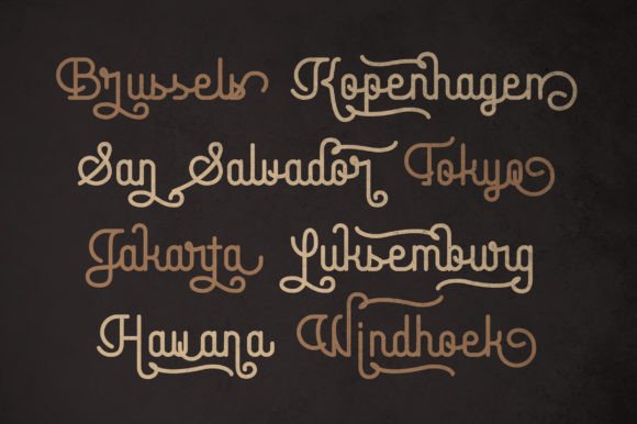 Sigmature Monoline Font PNG with transparent background - Preview 2