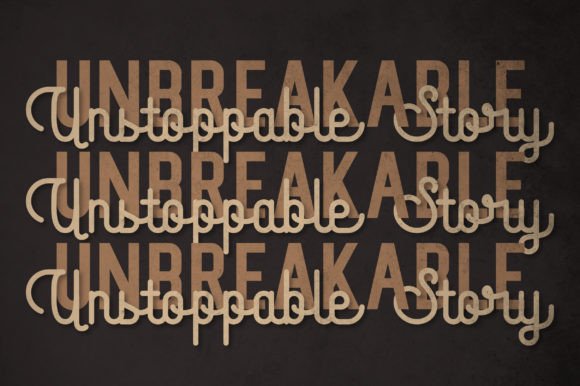 Sigmature Monoline Font PNG with transparent background - Preview 4