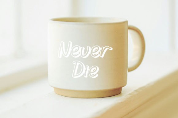 Sleep Alone Font PNG with transparent background - Preview 3