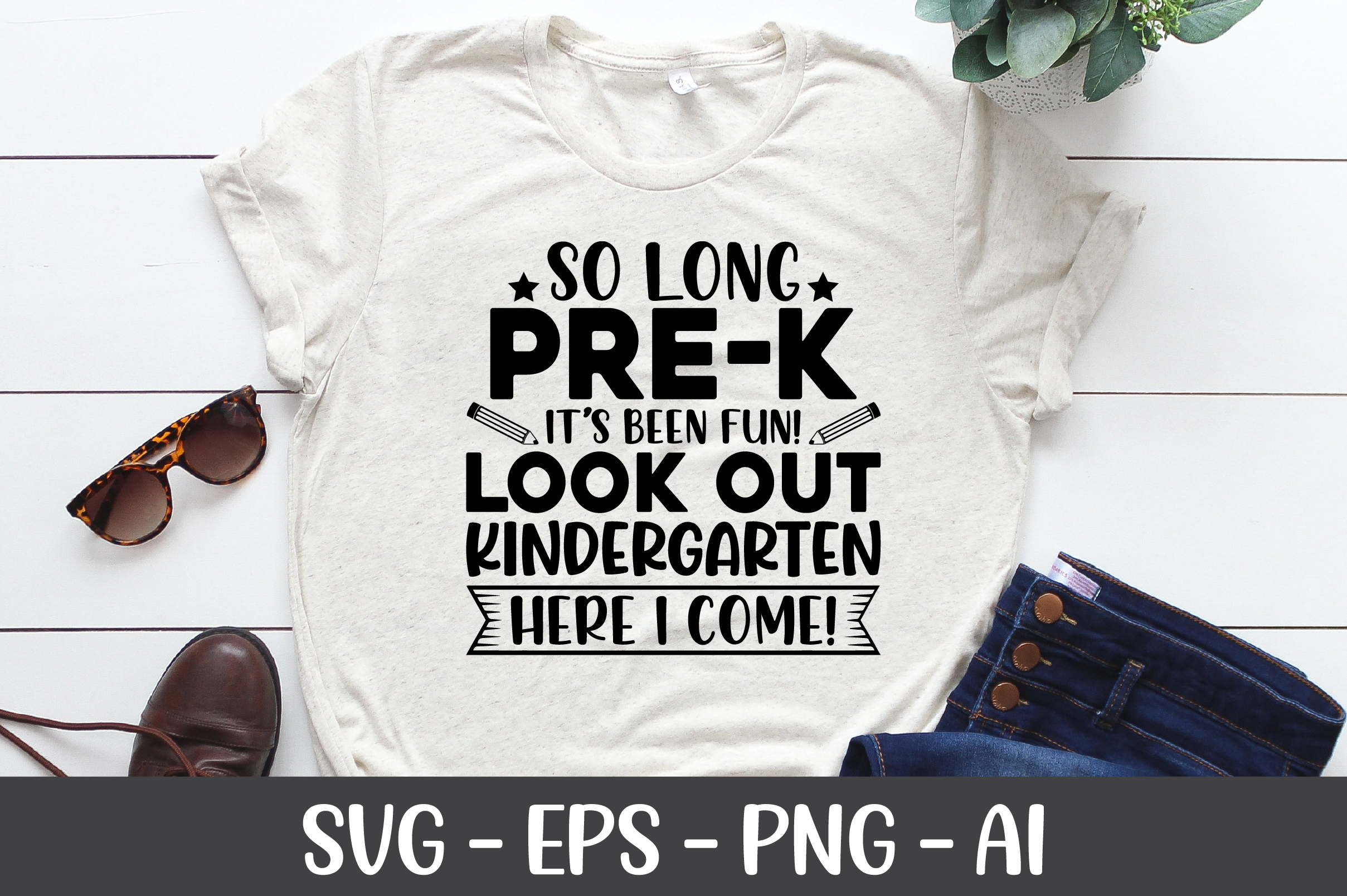 So Long Pre-k It's Been Fun Look out SVG Graphic by IsmamCrafts ...