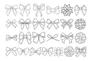 50 Bow Procreate Stamps Brushes Graphic by ProcreateSale · Creative Fabrica