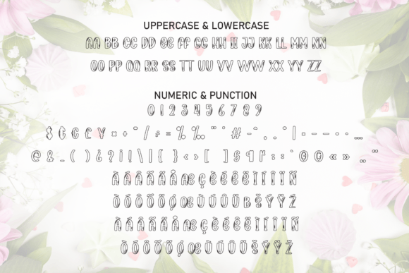 Baby Flower Font - Preview 6