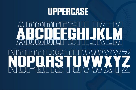 Baseball Font - Preview 6