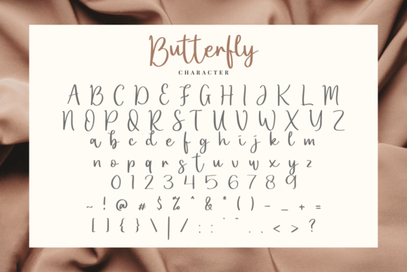 Butterfly Font - Preview 6