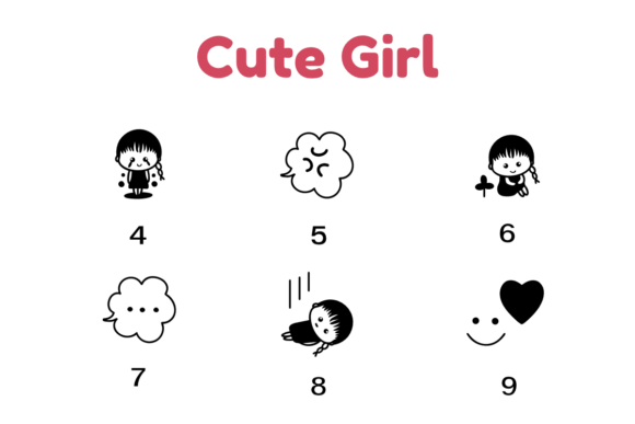Cute Girl Font - Preview 3