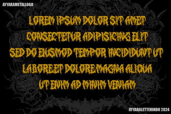 Deadly Font - Preview 2