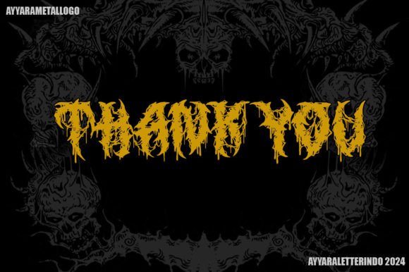 Deadly Font - Preview 6