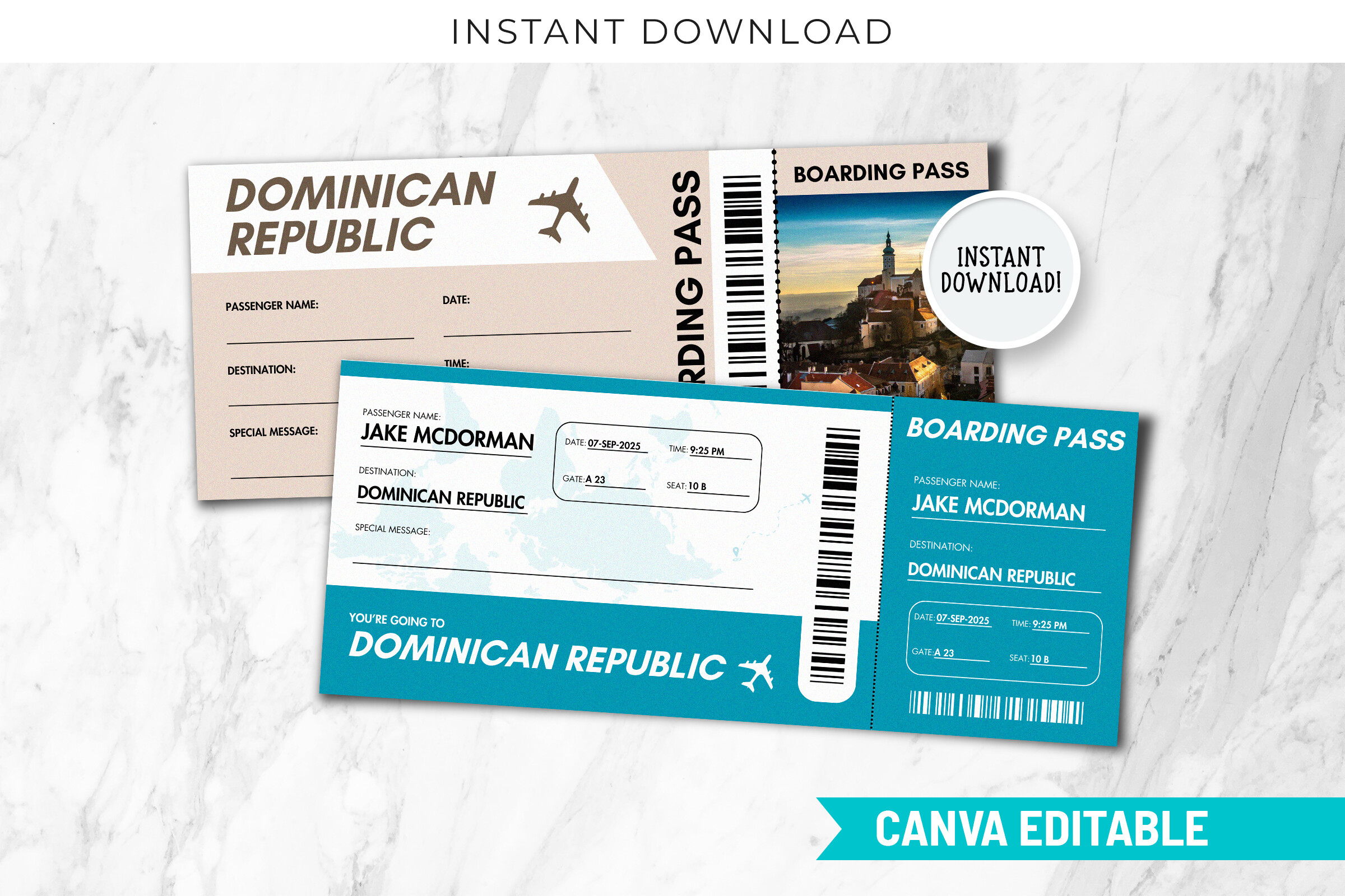 Dominican Republic Surprise Trip Ticket