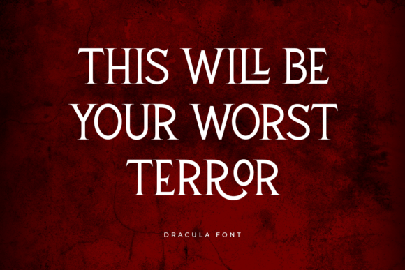 Dracula Font - Preview 1