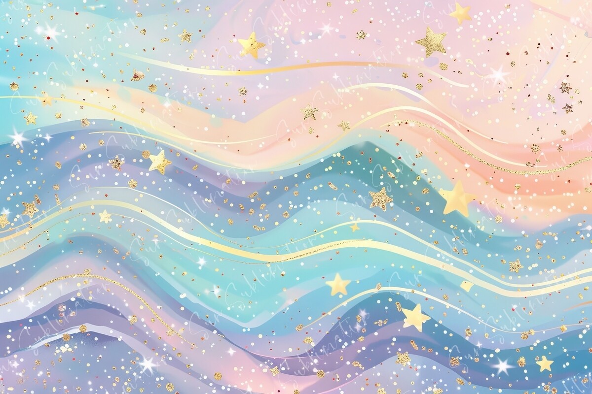 Dreamy Pastel Waves Seamless Pattern Graphic by Sun Sublimation ...