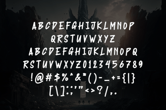 Hamer Battle Font - Preview 1
