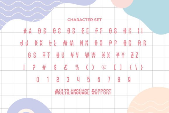 Hello Unique Font PNG with transparent background - Preview 3