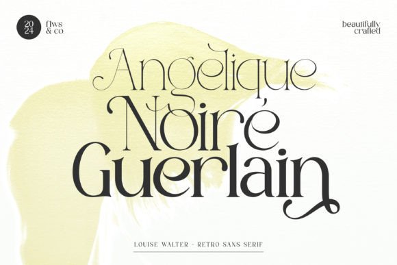 Louis Walter Font PNG with transparent background - Preview 1