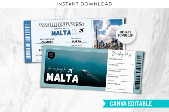 Malta Surprise Trip Ticket Gift