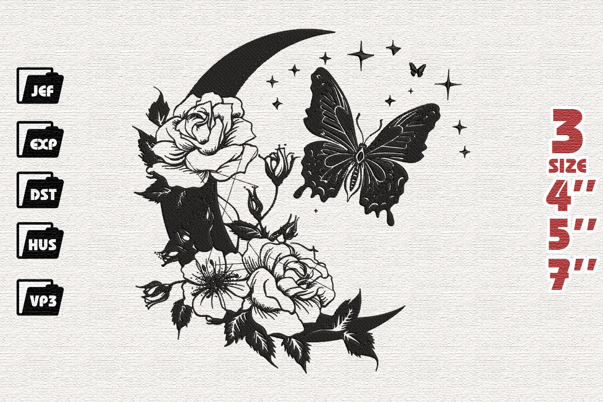 Mystical Boho Moon · Creative Fabrica