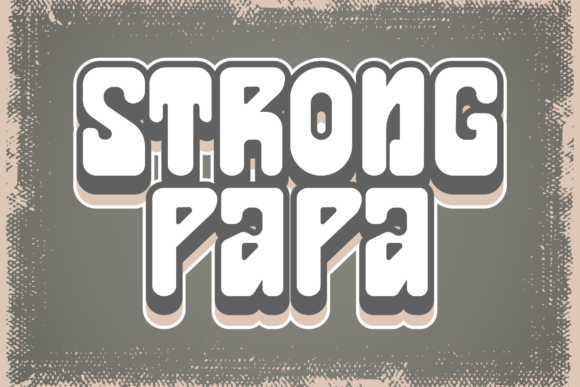 Retro Father Font font preview - 2