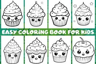 130 Cute Kawaii Cupcake Coloring Pages Graphic by GoLdeN ArT · Creative ...