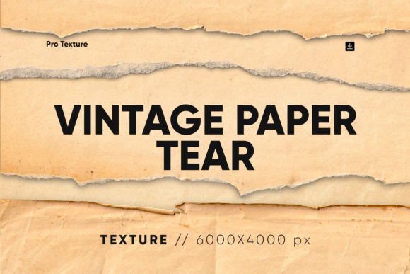 20 Vintage Paper Tear Texture HQ