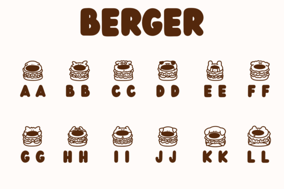 Berger Font - Preview 1