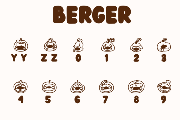 Berger Font - Preview 3