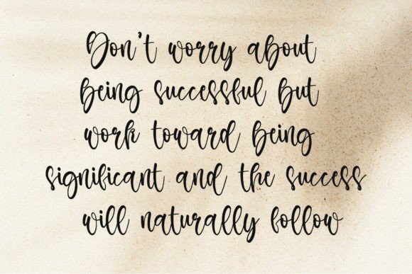 Blessed Daily Font PNG with transparent background - Preview 2